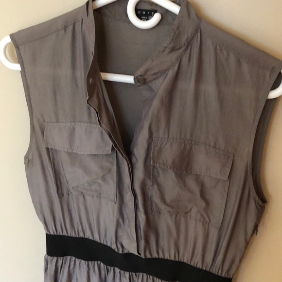 THEORY size 2 lightweight military dress - Picture 2 of 5